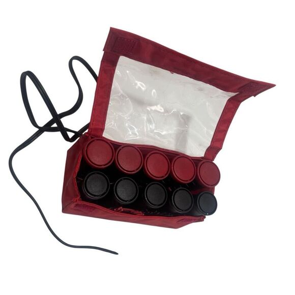 Remington red travel set of heated hair rollers. The set includes black & red ro - Picture 10 of 11